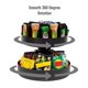 thumbnail image 4 of Mind Reader 2-Tier Snack Carousel, Countertop Organizer, Snack Tray, Breakroom, Kitchen, 14.25"L x 14.25"W x 14"H, Black, 4 of 6