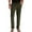 Army Green, variant on PATLOLLAV Mens Plus Size Men Business Loose Elastic Waist Cotton All-Match Solid Color Pants