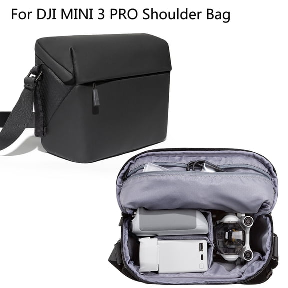 Portable Storage Shoulder Bag For Dji Mini 3 Pro Accessories, Multi-Functional Travel Carrying Case With Adjustable Strap, Dji Mini 3 Pro Camera Drone Accessories Organizer For