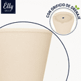 thumbnail image 4 of Maceta Redonda 12 x18 Moderna Interior Exterior beige 6.49 pulg Elly Decor MCA01TRR-12x18PMINA, 4 of 5