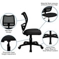 thumbnail image 6 of Flash Furniture Mid-Back Black Mesh Swivel Task Office Chair, 6 of 13