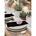 thumbnail image 6 of Black Striped Cloth Napkins Washable Set of 6, Farmhouse Black White Stripes Reusable Dinner Table Napkins Cloth Bulk for Weddings Kitchen Restaurants Hotel Events Parties 20 x 20 Inch, 6 of 9