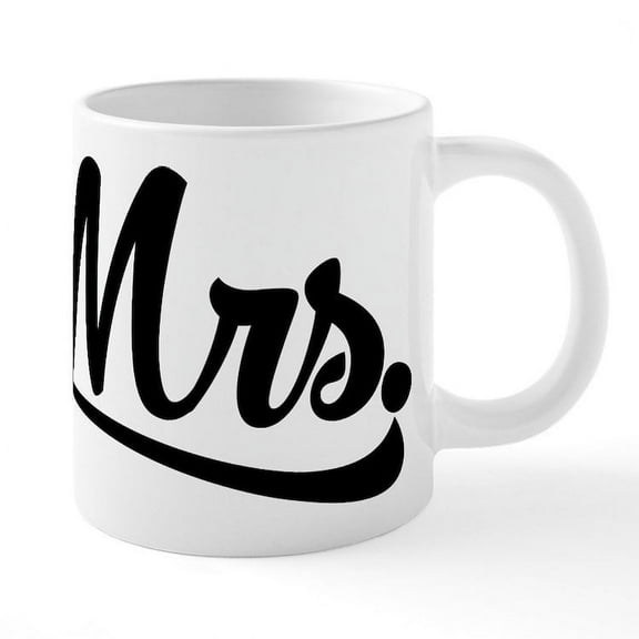 CafePress - Mrs. - 20 Oz White Ceramic Mega Mug