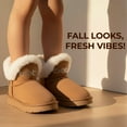 thumbnail image 6 of bebe Girls' Boots – Fuzzy Winter Boots for Girls with Faux Fur and Bow, Cozy Winter Boots for Little Kid/Big Kid, 6 of 9