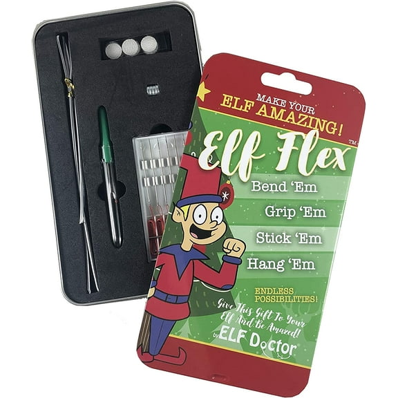 ELF Flex Elf Upgrade Kit: Make Your Elf Amazing! This Kit Will Make Your Elf Flexible and Bendable! You Will Be Able to Bend Em Grip Em Stick Em Hang Em