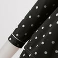 thumbnail image 6 of Xyxonk Polka Dot Pajamas for Women Comfy Button Pj Set Long Sleeve Shirt and Womens Pajama Pants Black Plus Size Lounge 2 Piece Sleepwear Black L, 6 of 7