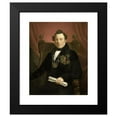 thumbnail image 2 of Jan Cornelis van Rossum 15x18 Black Modern Framed Museum Art Print Titled - Portrait of Coenraad Van Hulst, Actor, as President of the Arts-Promoting Company Vw in Amsterdam (So Named After, 2 of 5