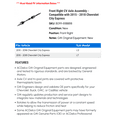 thumbnail image 2 of Front Right CV Axle Assembly - Compatible with 2015 - 2018 Chevy City Express 2016 2017, 2 of 2
