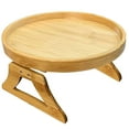 thumbnail image 1 of 1Pack Armrest Organiser Tray Bamboo for Couch Table Portable and Foldable, 1 of 9