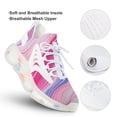 thumbnail image 3 of 2024 Colorful Marble Pattern Women Or Men Lace Up Flat Sneakers Female Mesh Walking Footwear, 3 of 8