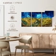 thumbnail image 5 of Elephant Stock Wheatfield With Crows 1890 Wall Art - Horizontal Multi Panel Canvas - Living Room Wall Decor - Abstract Multi Panel - Yellow And Blue Decor By Vincent Van Gogh - 92" x 45", 5 of 8
