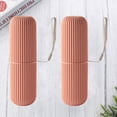 thumbnail image 2 of Shisuyan Étui Rectangulaire Rouge pour Brosse à Dents 2 Pcs 2.2*2.2*7.5 Po, 2 of 8