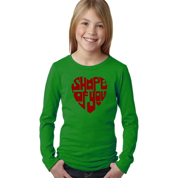 Girl's Word Art Long Sleeve - Shape of You