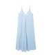 thumbnail image 4 of HH TRAF Vestido midi ajustado sin mangas con escote en V y espalda descubierta para mujer, elegante, con tirantes ajustables para fiesta en la playa, de verano, 4 of 5