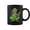 Black, variant on Hippie Tiedye Frog Peace Sign Hand 70S Party 60S Costume Coffee Mugs