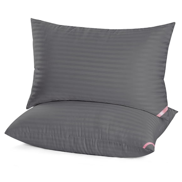 Almohadas para cama EIUE, 2 unidades, tamaño Queen, 48 x 74 cm, suaves de microfibra