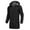 Black, variant on COOFANDY Men's Long Raincoat With Hood Rain Jacket Men Waterproof Jackets With Pockets