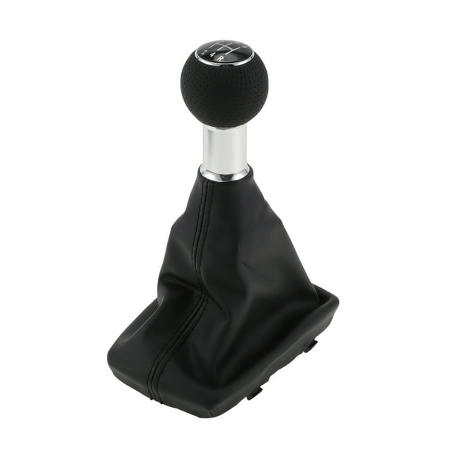 Pomo de cambio manual de 5 velocidades Unique Bargains con cubierta - para Audi A4 2000-2008