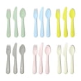 thumbnail image 4 of IKEA Kalas - Juego de vajilla de pl&aacute;stico para ni&ntilde;os, sin BPA, taz&oacute;n, plato, taza y cubiertos, colores pastel, 4 of 5