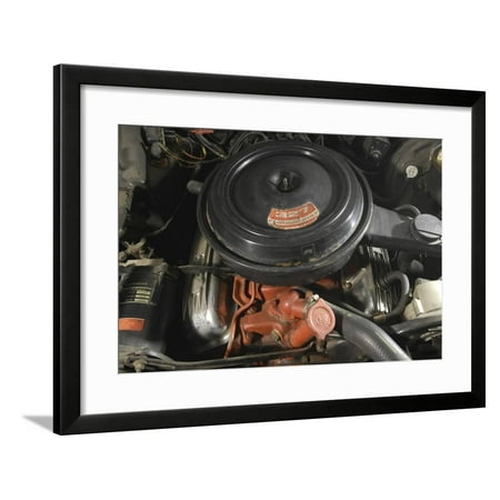 - Chevrolet Camaro 327 rally sport Convertible 1968 Framed Print Wall Art By Simon Clay