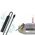 thumbnail image 6 of Outdoor Bath Heater - 5W USB Pond Deicer with 48in Cord, Constant Temperature Control for Bird Baths, Fish Tanks & Yard Water Features, 7.8x3cm PVC Heater Rod, 6 of 6