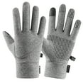 thumbnail image 2 of Lightweight Running Gloves, Touch Screen Anti-Slip Warm Fleece Gloves Liners for Cycling Biking Sporting Driving Climping Mountaineering, 2 of 8