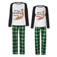 thumbnail image 1 of Pareja Pijamas Navideños A Juego Conjunto De Pijama Medio Loungwear Su Nutria Verde, 1 of 4