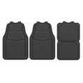 thumbnail image 1 of AUTO DRIVE 4-PIECE All Season Car Floor Mats Black, 1 of 4