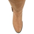 thumbnail image 5 of Brinley Co. Womens Wide Calf Knee-high Buckle Riding Boot, 5 of 8