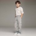 thumbnail image 4 of Tween Boys Sweatpants Athletic Pants Baggy Sweatpants for Boys 3-14 Years Kids Youth Workout Sweat Pants Kids Sweatpants Size 11-12 Years, 4 of 4