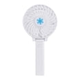 thumbnail image 1 of Ventilador de mano plegable Ventilador de refrigeración de verano con carga USB para acampar Senderismo (Blanco), 1 of 3