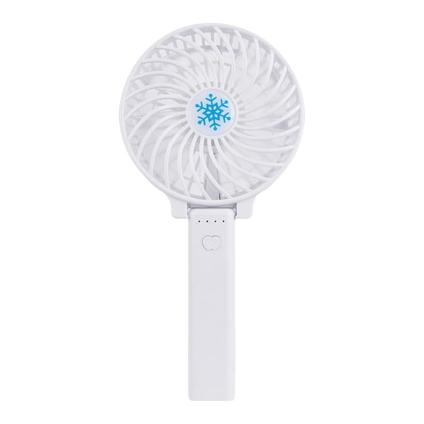 Ventilador de mano plegable Ventilador de refrigeración de verano con carga USB para acampar Senderismo Blanco Hugtrwg Para estrenar