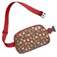thumbnail image 3 of Red Christmas Ornament Pattern Cute Fanny Packs for Women,Travel Waterproof Crossbody Fanny Bags Waist Purse for Women Anti Theft Adjustable Strap for Running Travel Cycling, 3 of 6