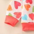 thumbnail image 7 of Winter Saving! Yievot Valentine's Day Gift Fall Baby Girl Clothing Set Heart Print Cute Girl's Set Long Sleeve Toddler Baby Girl Outfit with Headband 3-24 Months 2024 Summer Baby Outfits on Clearance, 7 of 7