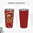 thumbnail image 4 of Year Of The Snake 2025 Happy Chinese New Year 2025 Tumblers Stainless Steel Mugs 20 Oz Double Wall Insulated Coffee Cup Travel Mug For Gym Outdoor Women Men, 4 of 7