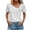 Womens Tops Plus Size-White, variant on Womens Clothing Homenesgenics Womens Tops under $10 Women's Loose Summer Casual Solid Color V-Neck Short Sleeved T-Shirt Tops White L