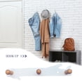 thumbnail image 1 of Adhesive Kitchen Hanger Hook Heavy Duty Hanger Organizer for Robes Coats Scarves Belts, 1 of 3