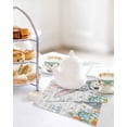 thumbnail image 4 of Happy Easter Kitchen Dish Towels for Drying Dishes Set of 2, Spring Bunny Easter Eggs Floral Gray Wood Waffle Weave Microfiber Hand Tea Bathroom Towels Quick Dry & Absorbent Towel 12x12, 4 of 7