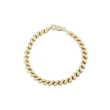 Finecraft 18kt Gold Over Sterling Silver Baby San Marco Bracelet 18kt Gold Over Sterling Silver Baby San Marco Bracelet 7 5
