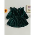 thumbnail image 4 of GXFC Baby Girls Fall Princess Dress Clothes 6M 12M 18M 24M Infant Girls Long Sleeve Corduroy A-line Dress Spring Autumn Clothing for Newborn Girls, 4 of 8