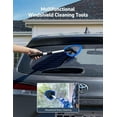 thumbnail image 4 of VFM Car Window Cleaner Tool, Car Interior Window Detailing Cleaning Kit with Extendable Handle and 4 Easy-to-Install Reusable Microfiber Pads, Auto Glass Wiper Brush Kit for Car&Home, 4 of 10