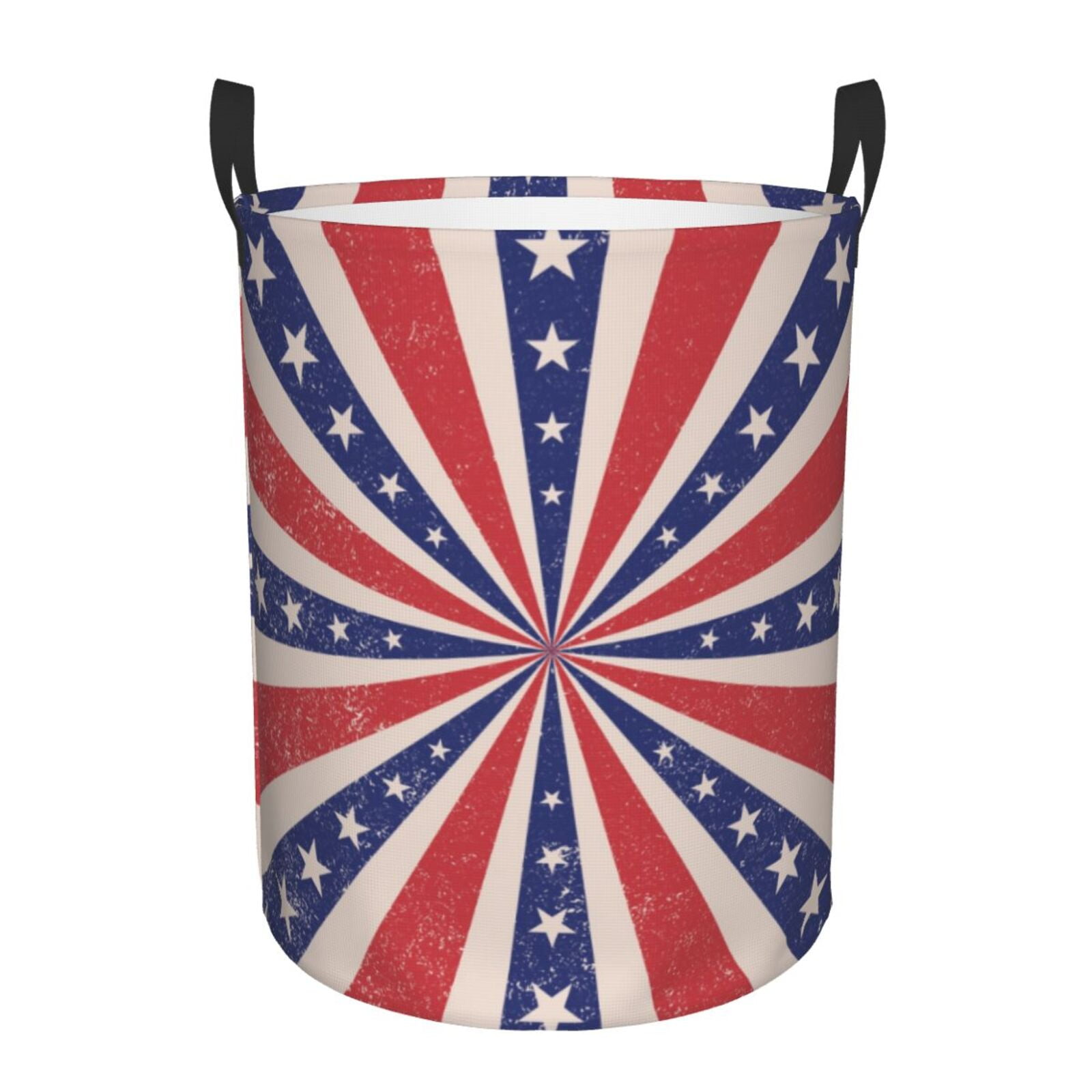 ZNDUO Round Laundry Basket, Waterproof Collapsible Laundry Baskets with