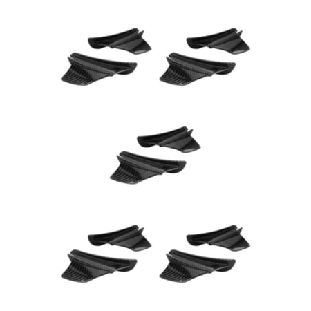 mmirethe Motorcycle Gloss Fixed Wind Wing Winglets Wing Aerodynamic ...