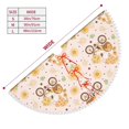 thumbnail image 3 of Rocae Cute Bee Gnome1 for Christmas Tree Skirt with Pom Pom Trim for Holiday Party for Holiday Home Decor Indoor Outdoor-48", 3 of 7
