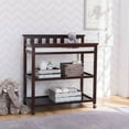 thumbnail image 2 of Delta Children Flat Top Changing Table with Casters, Greenguard Gold Certified, Dark Chocolate, 2 of 6