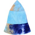 thumbnail image 4 of CoCopeaunts Women Tie Dye Bucket Hat Autumn Winter Warm Reversible Cotton Fisherman Hat Outdoor Fishing Travel Corduroy Basin Hat, 4 of 8