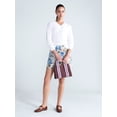 thumbnail image 3 of Free Assembly Women's and Women's Plus Cotton Cable Knit Sweater, Midweight, Sizes XS-4X, 3 of 6