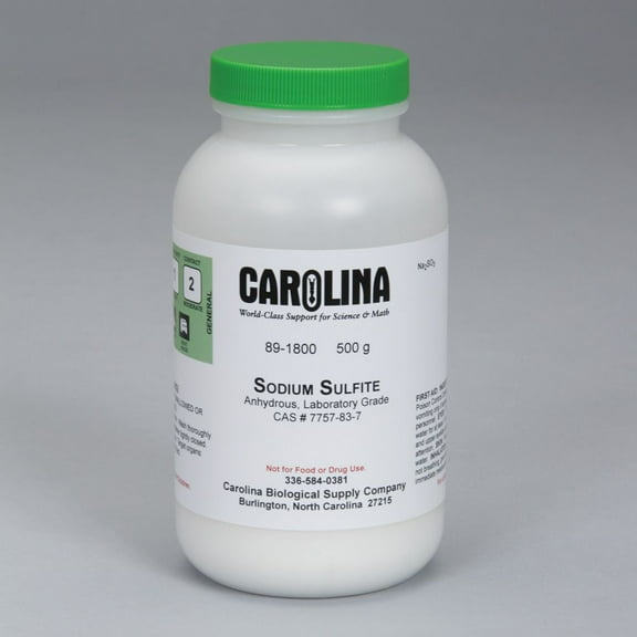 Sodium Sulfite, Anhydrous, Laboratory Grade, 500 G