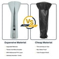 thumbnail image 4 of BELLEZE Outdoor Patio Heater Cover Made with Single-Side Waterproof - Grey, 4 of 7