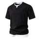 thumbnail image 4 of Camiseta de manga corta de doble capa para hombre - Dos piezas de moda, cuello redondo, poliéster - Impresión 3D, S-XXL, contorno de pecho 109-125 cm, 4 of 6